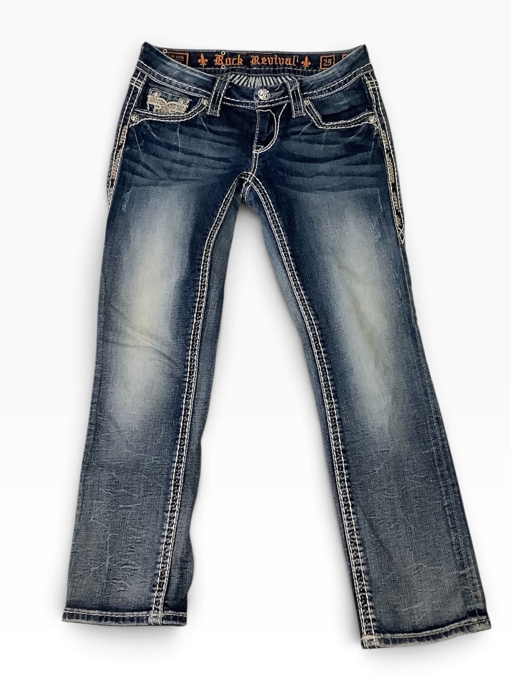 Rock Revival Betty Capri Jeans Sz 25